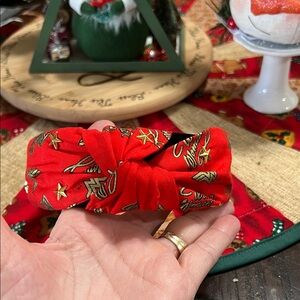 NEW WONDER WOMAN Red Patterned Headband